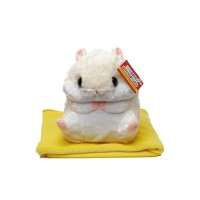 Мягкая игрушка Хомяк 3в1 с пледом внутри