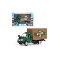 Машинка металлическая,инерционная модель ГАЗель-бизнес, 1:28, открываются двери, кузов